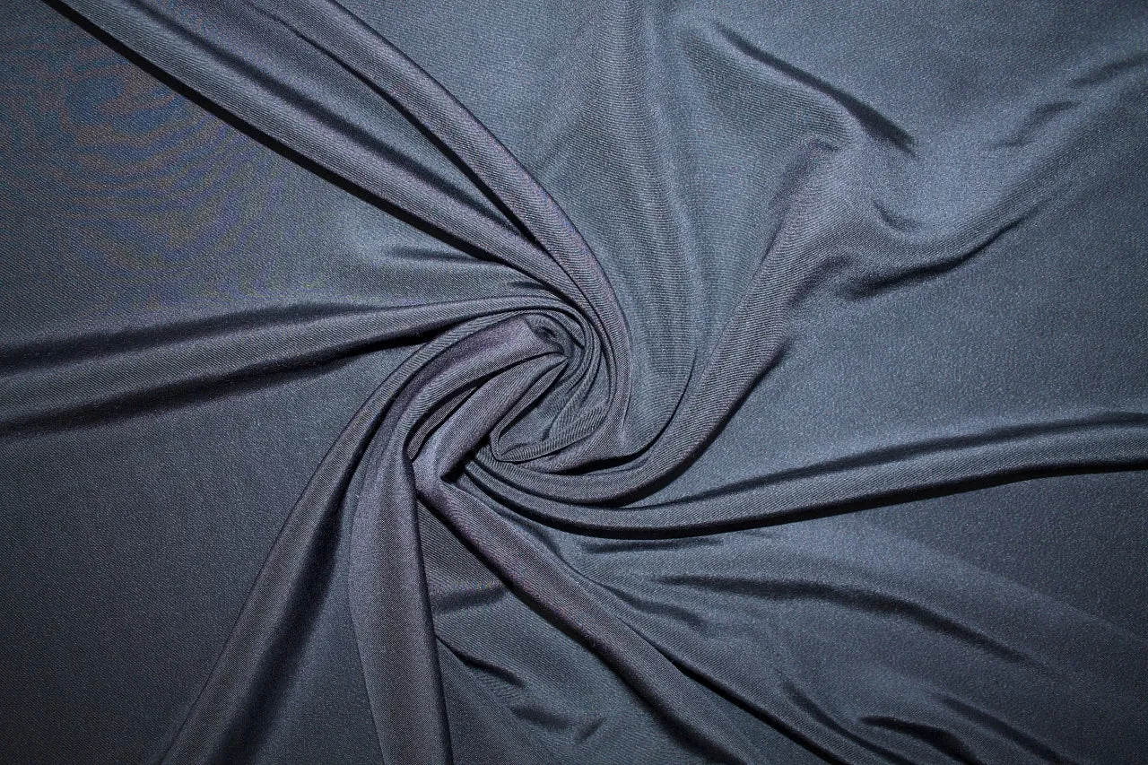 4-Ply Silk Faille - Black