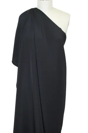 4-Ply Silk Faille - Black