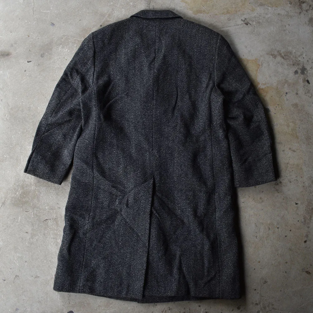 60's Foreman & Clark ヘリンボーン ウールチェスターコート 231205
