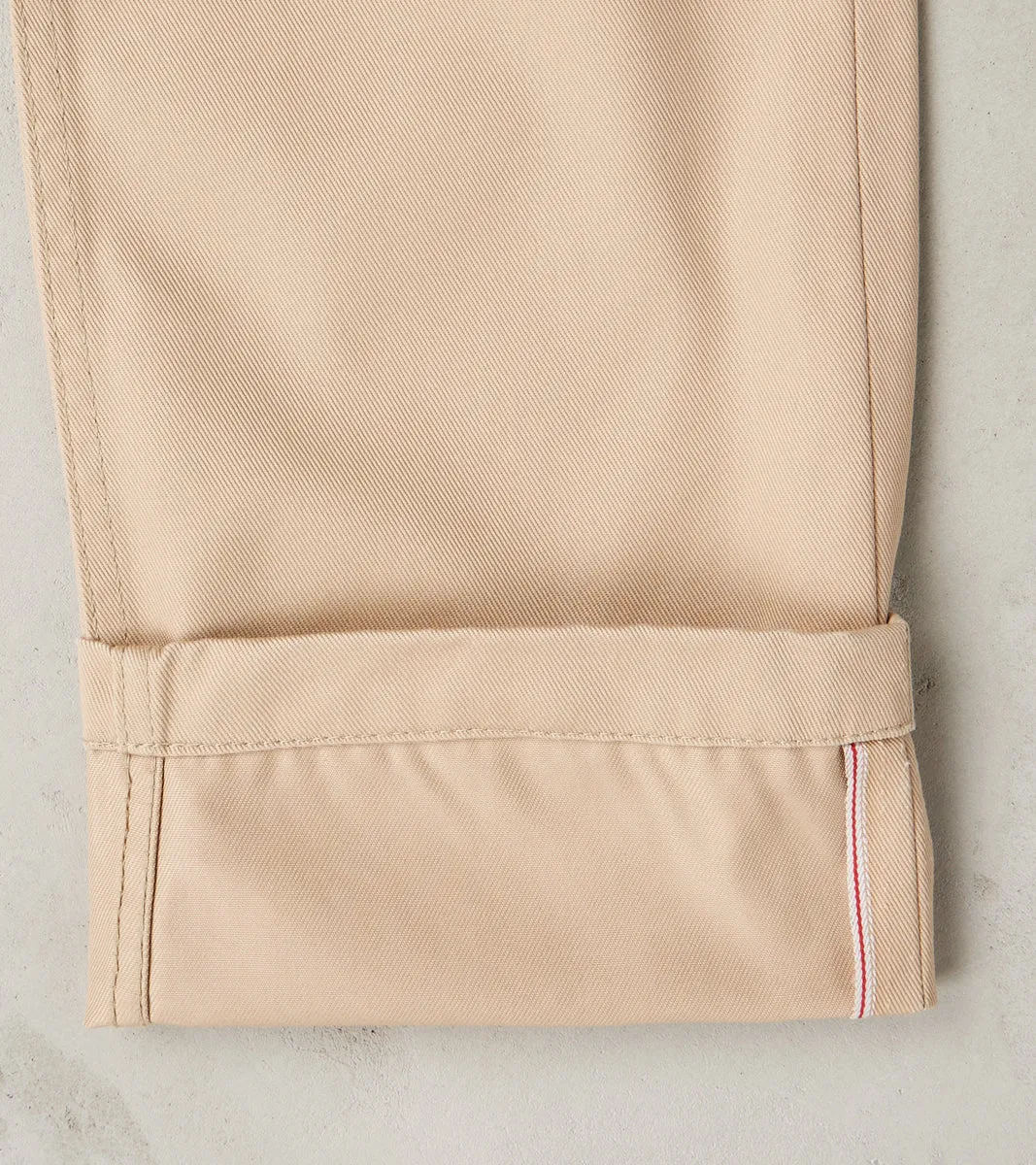 721-KHA - Slim Tapered - Mercerized Selvedge Khaki Chino