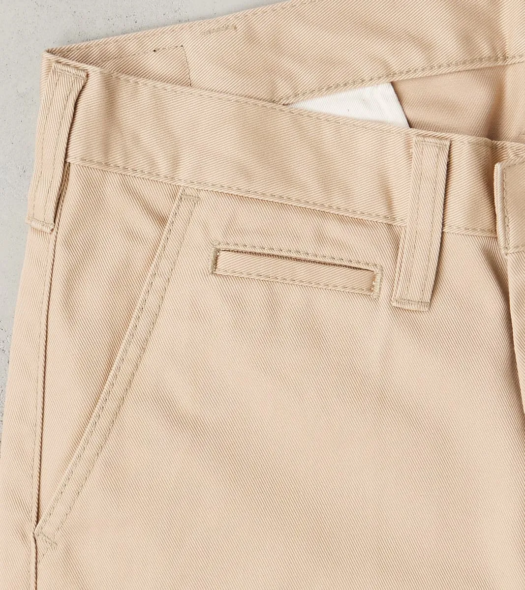721-KHA - Slim Tapered - Mercerized Selvedge Khaki Chino