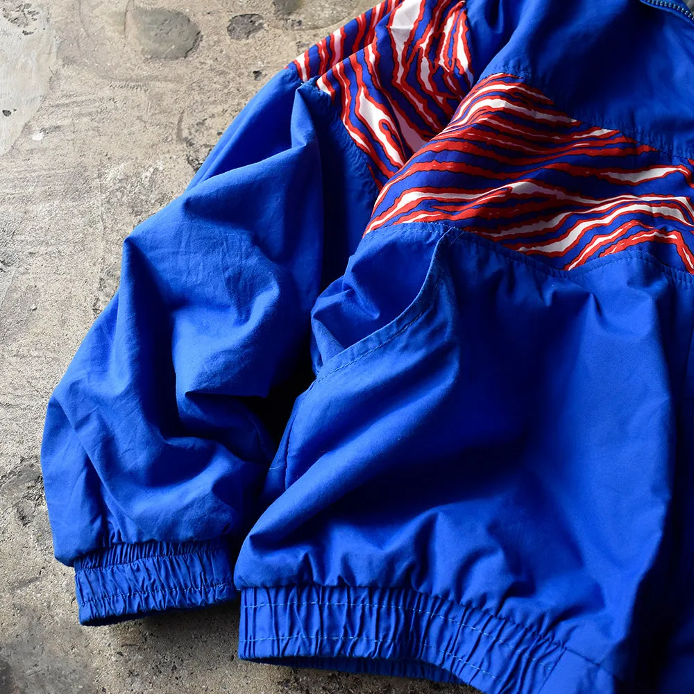 90's ZUBAZ Chalk Line ゼブラ柄 “SPORTS AUTHORITY” ナイロンジャケット USA製 240314H