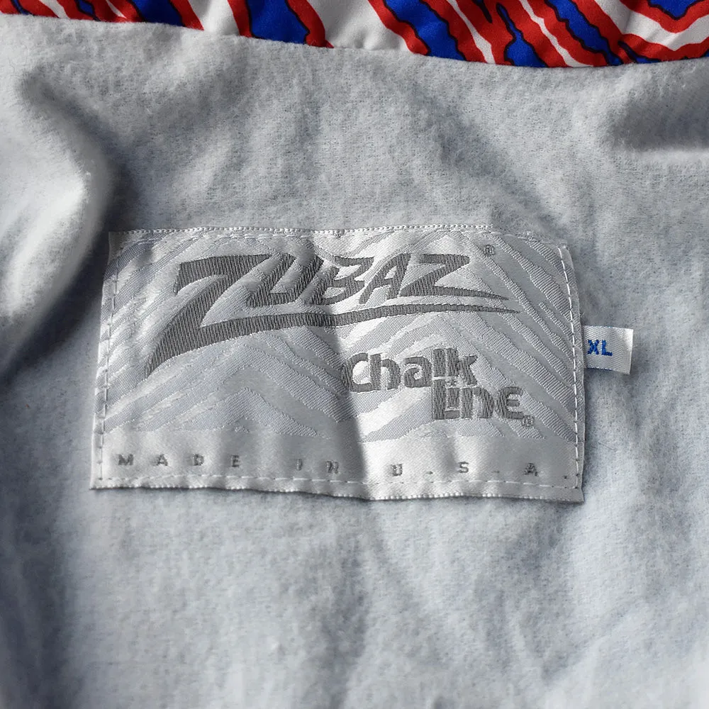 90's ZUBAZ Chalk Line ゼブラ柄 “SPORTS AUTHORITY” ナイロンジャケット USA製 240314H