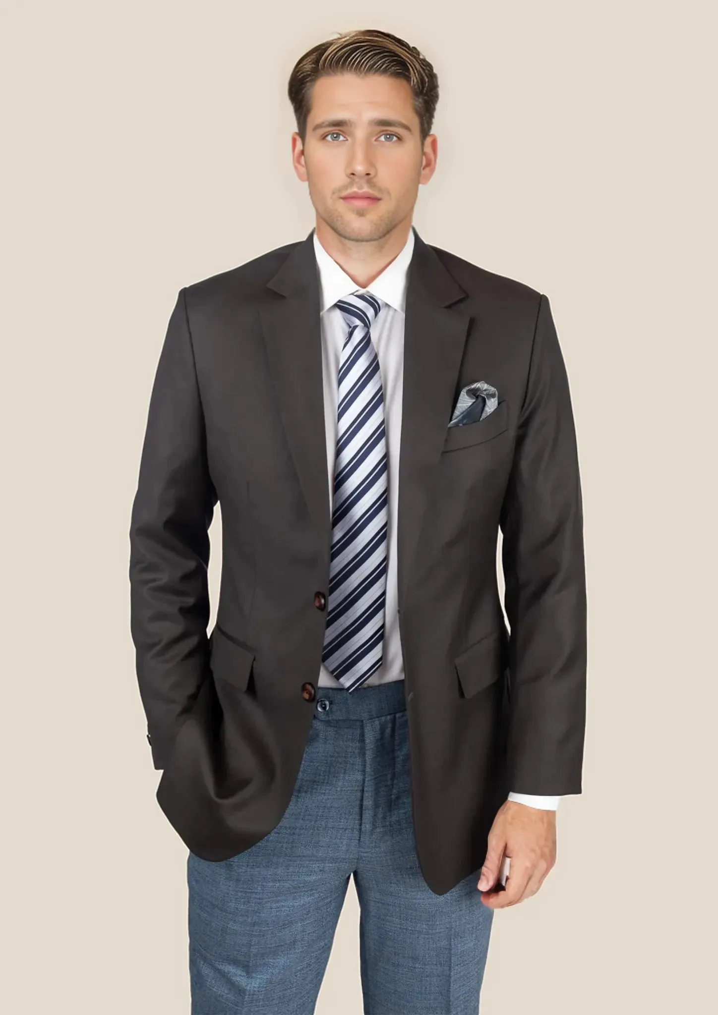 Astor Sable Brown Twill Jacket