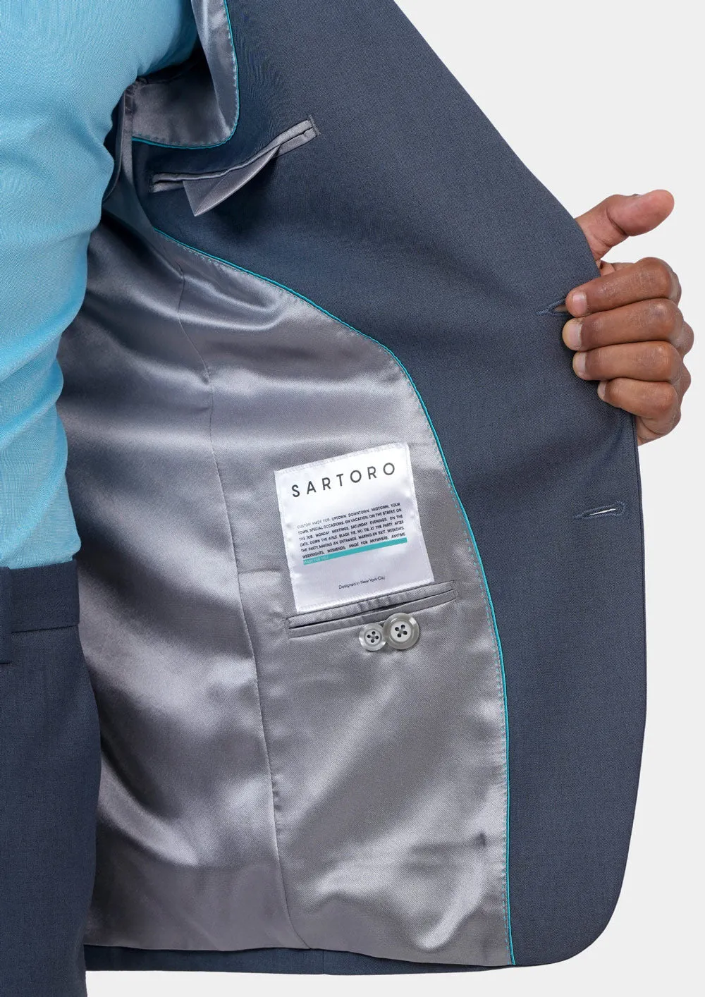 Astor Slate Grey Twill Jacket
