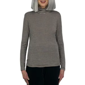 BAOBAB STRIPED TURTLENECK TEE