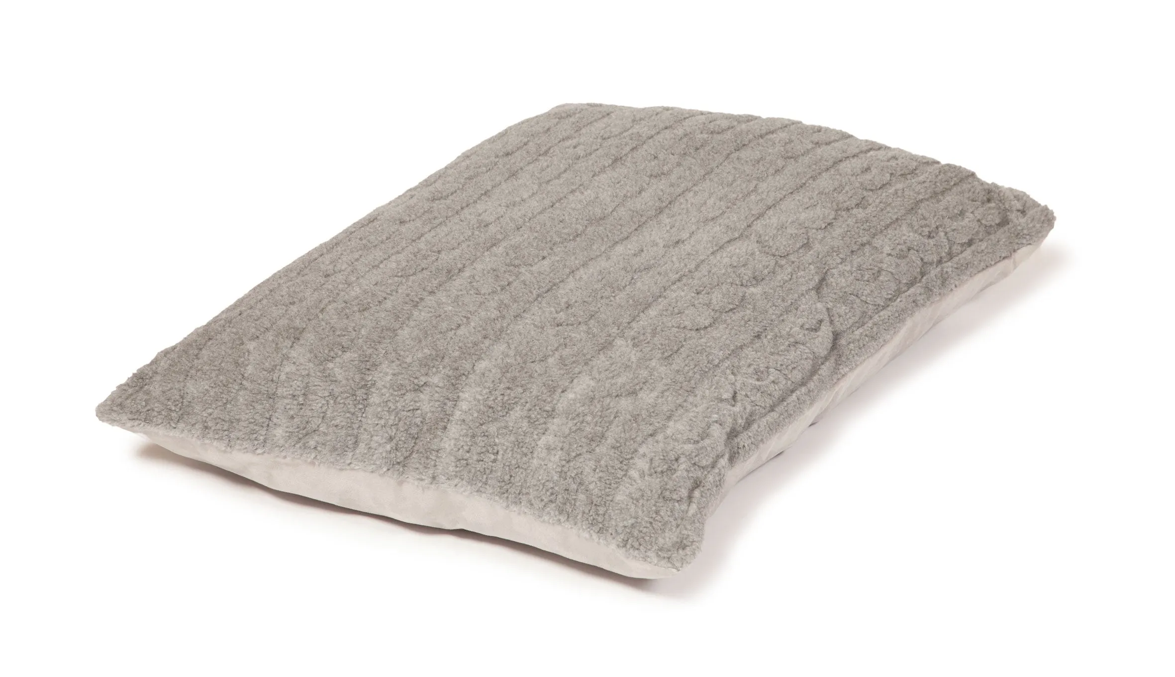 Bobble Range Soft Pewter Deep Duvet Dog Bed by Danish Design