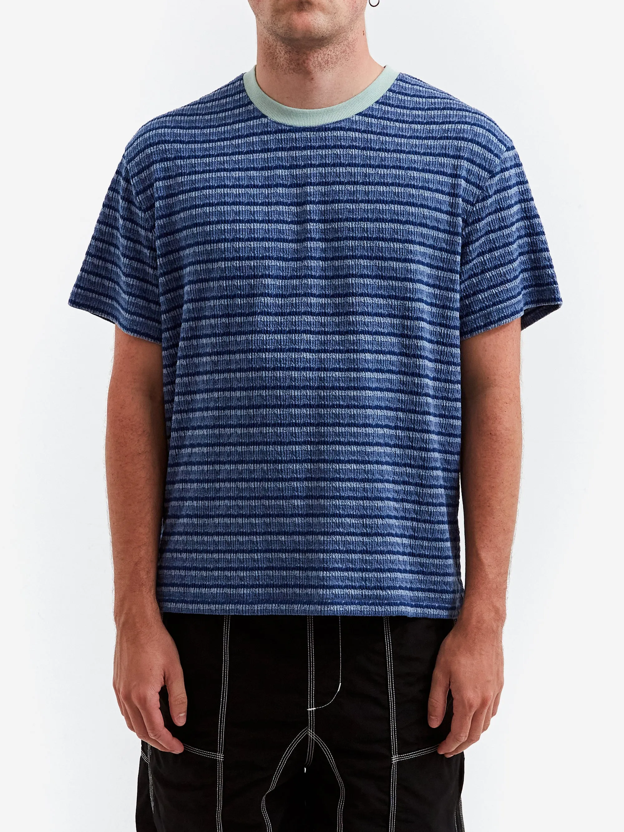Brain Dead Pruned Short Sleeve T-Shirt - Blue