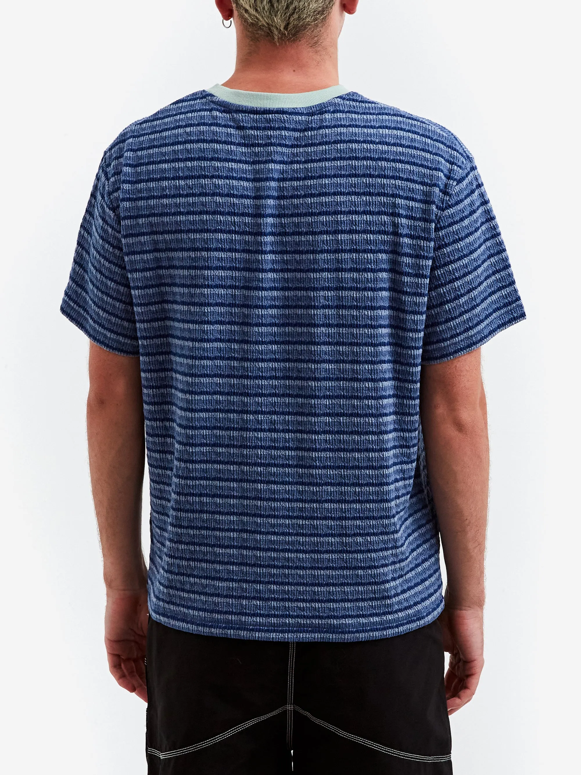 Brain Dead Pruned Short Sleeve T-Shirt - Blue