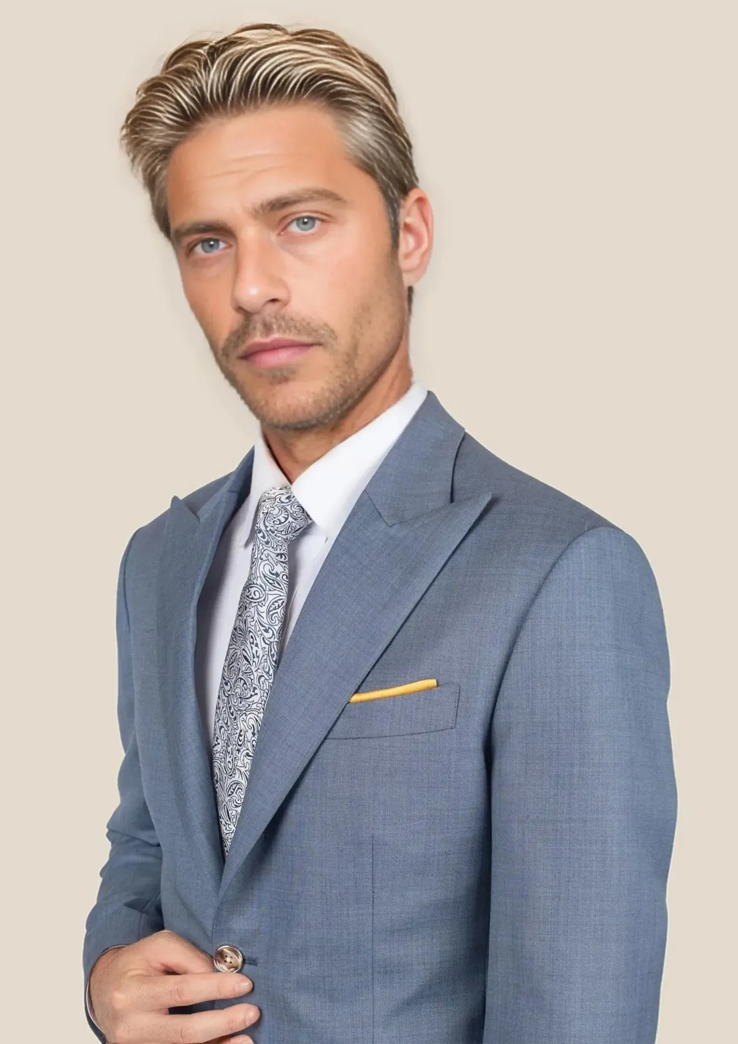 Bryant Vista Blue Sharkskin Jacket