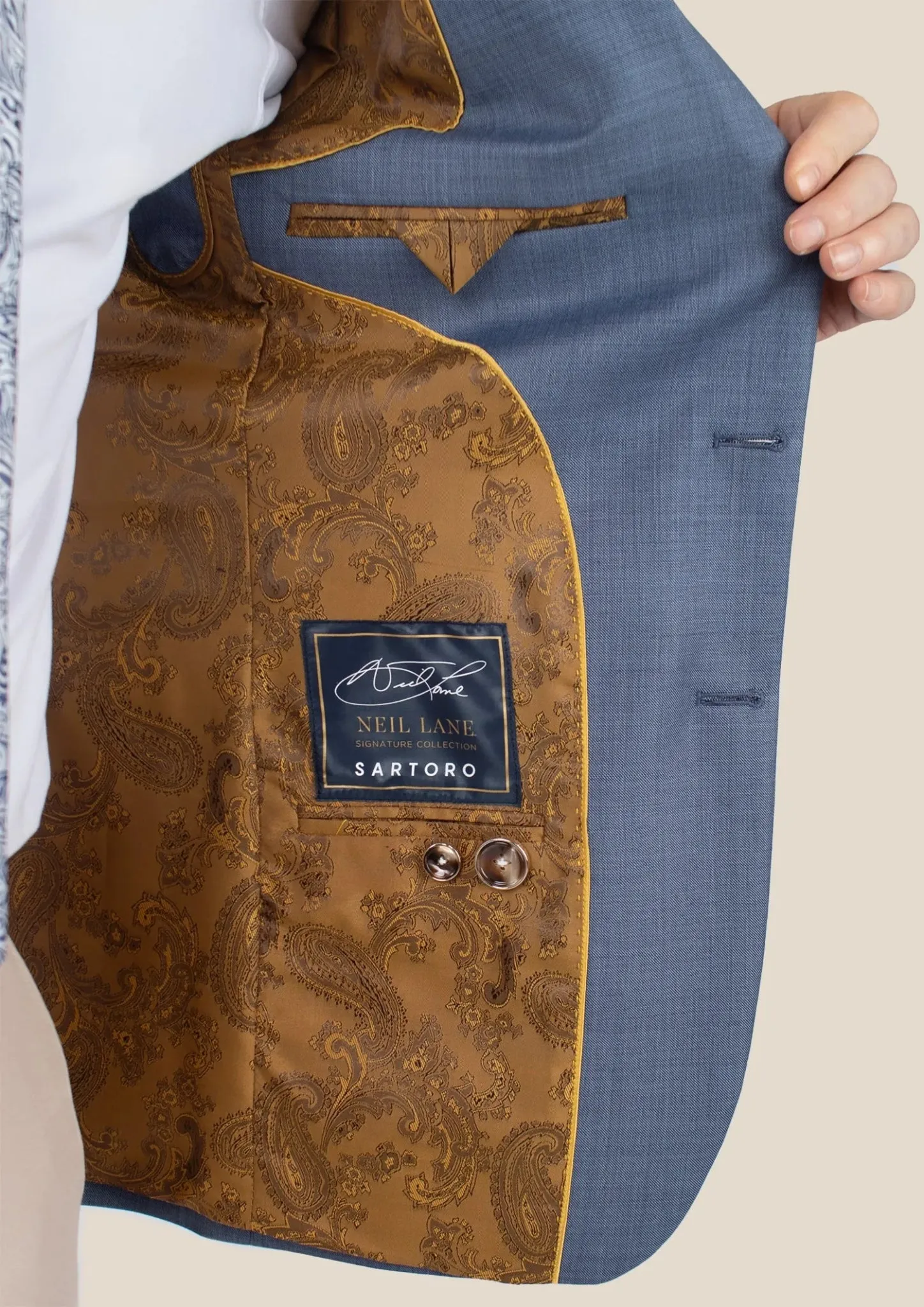 Bryant Vista Blue Sharkskin Jacket