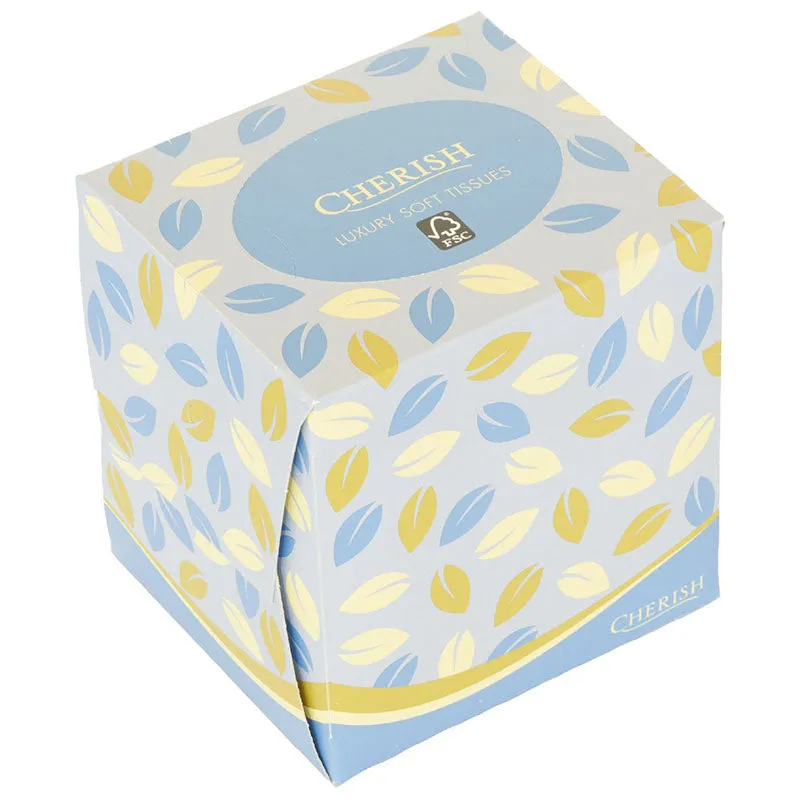 Cherish Luxury Soft Tissues Cube - Case of 36