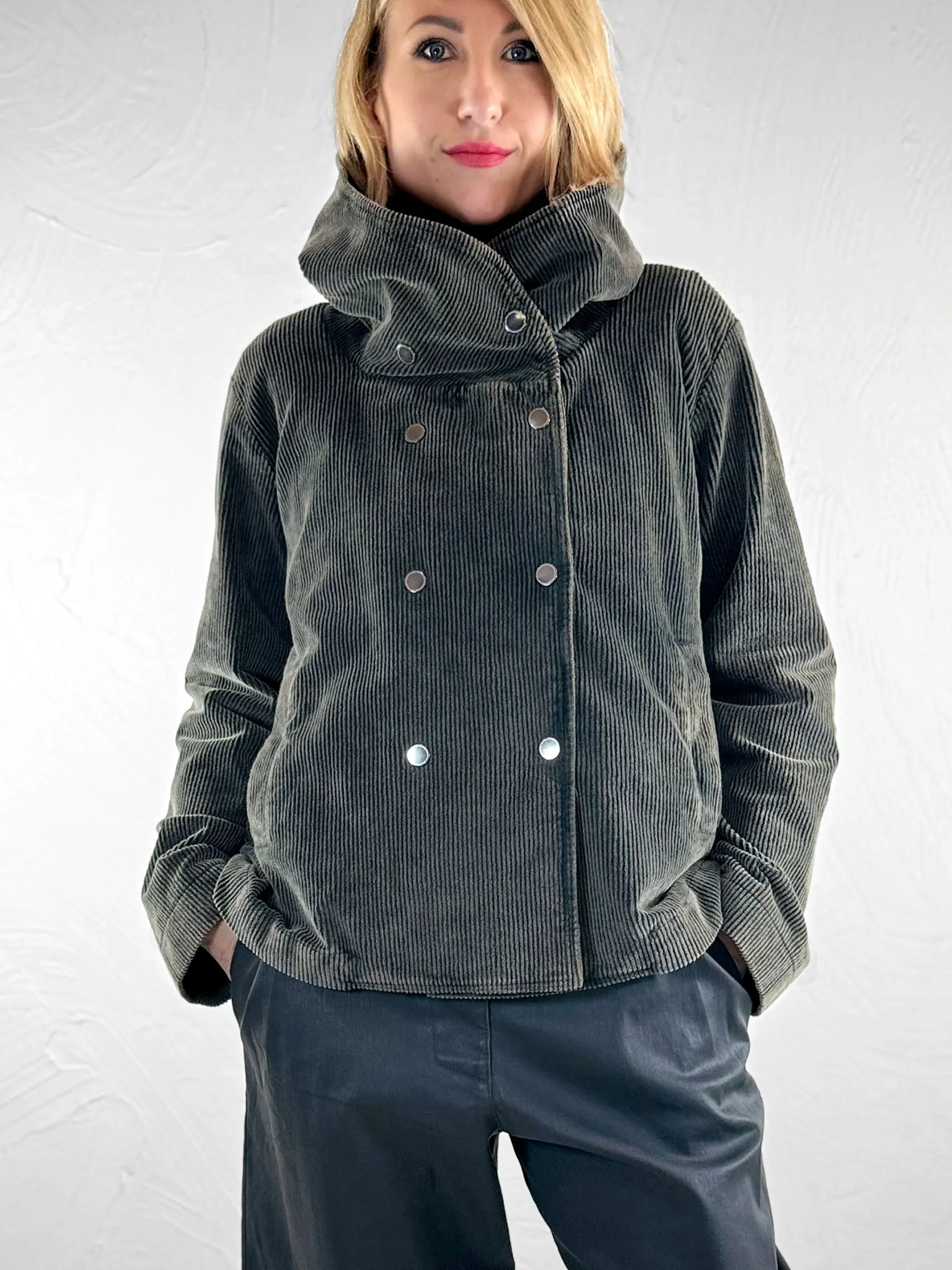 Cles Double Breasted Corduroy Jacket