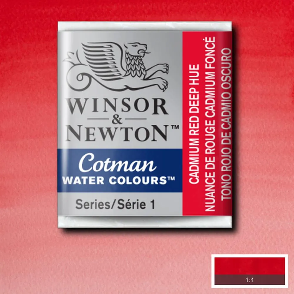 Cotman Watercolour - Cadmium Red Deep Hue