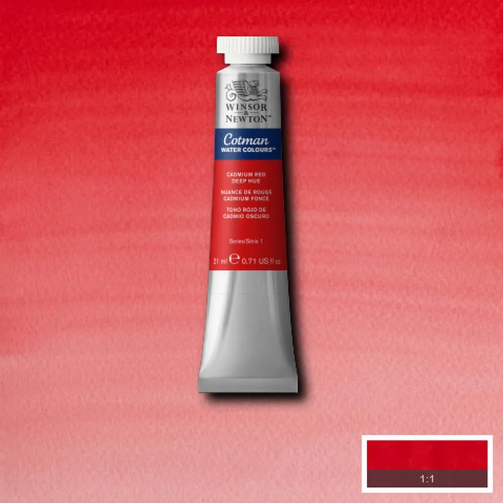 Cotman Watercolour - Cadmium Red Deep Hue