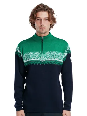 Dale of Norway - Moritz Men's Sweater - Navy/Brightgreen