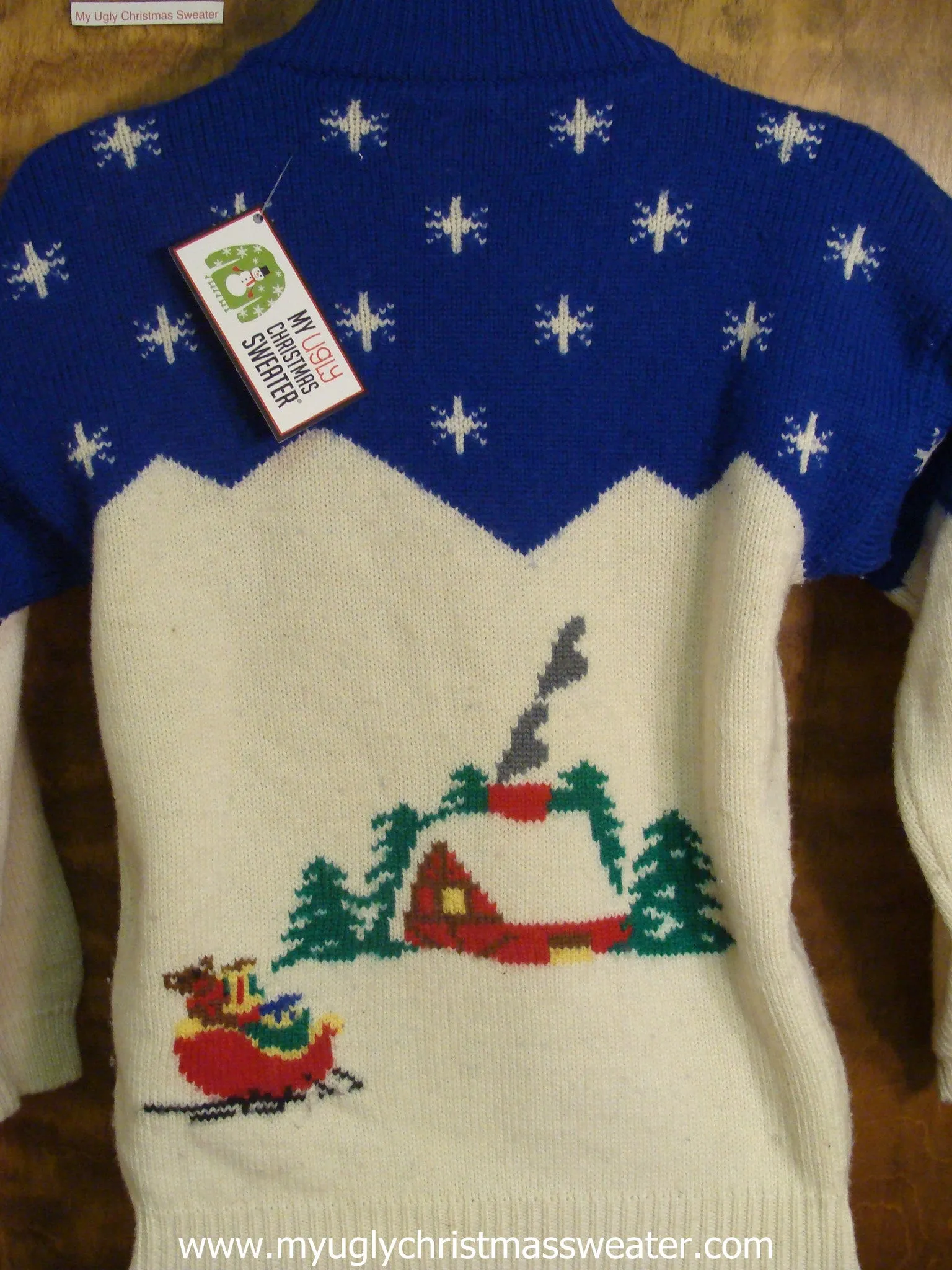 Dashing Santa Cheap Ugly Christmas Sweater