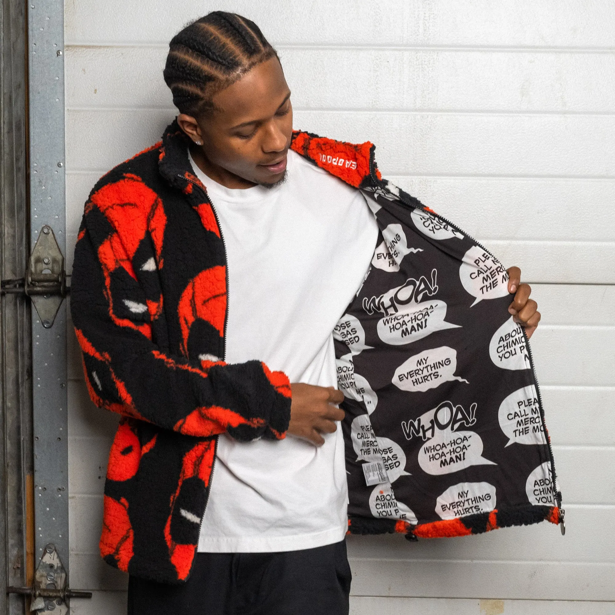 Deadpool Sherpa Jacket