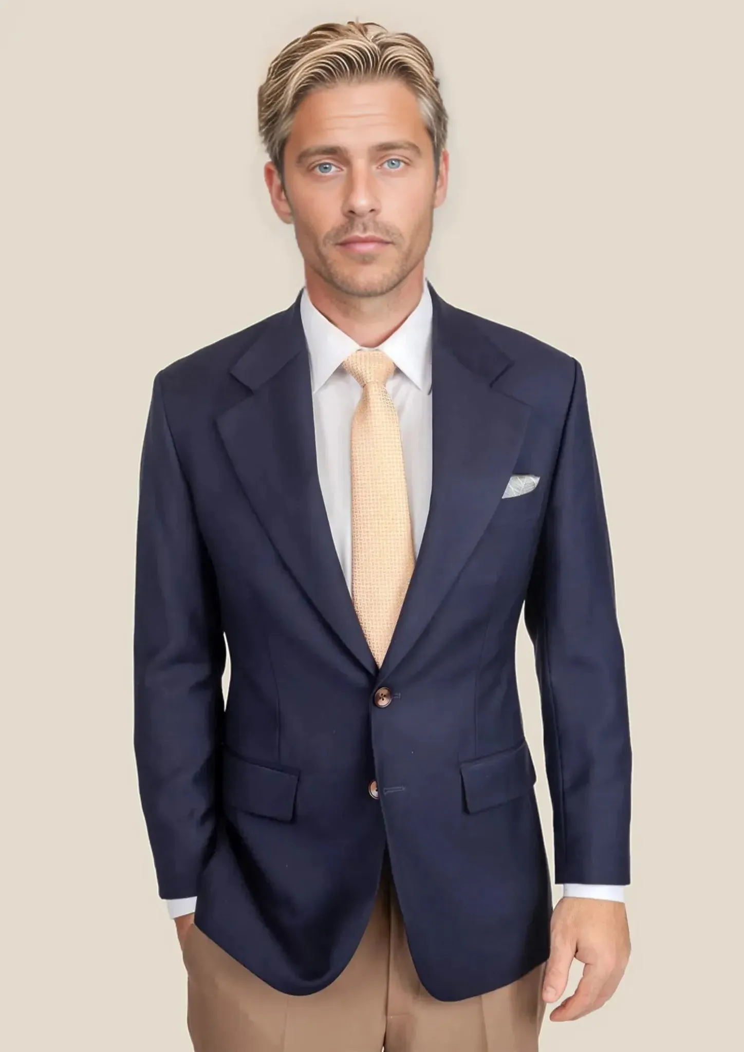 Ellis Stratos Blue Sharkskin Jacket