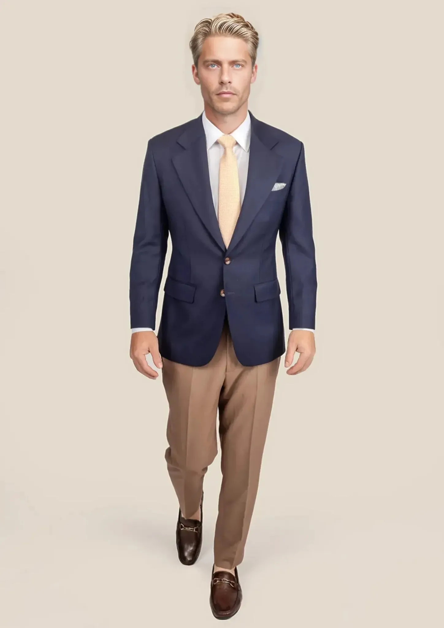 Ellis Stratos Blue Sharkskin Jacket