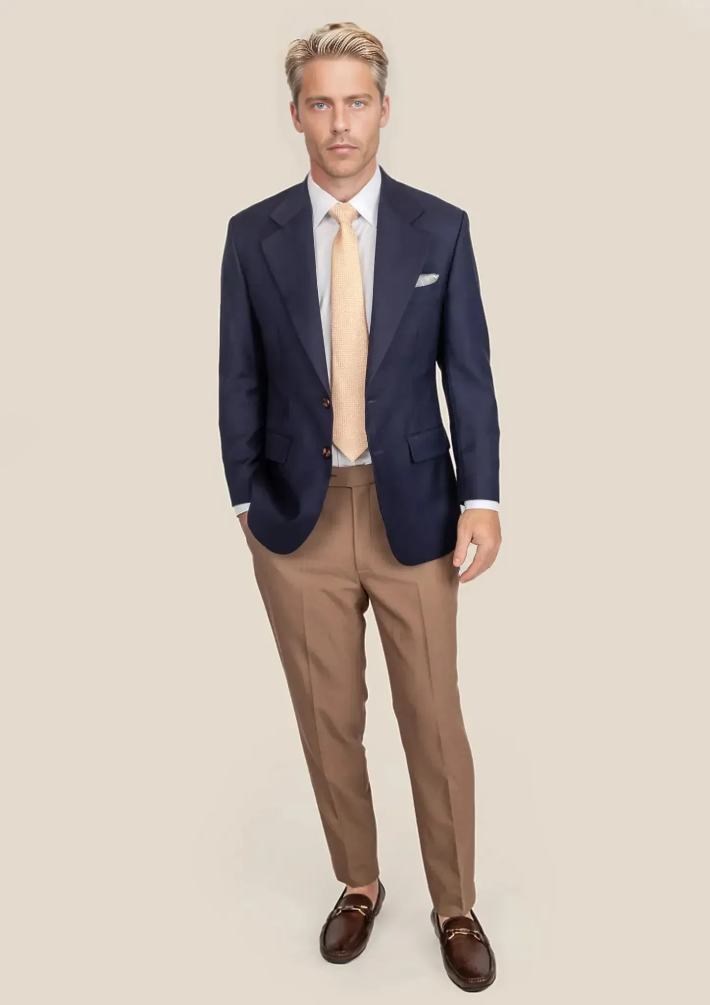 Ellis Stratos Blue Sharkskin Jacket