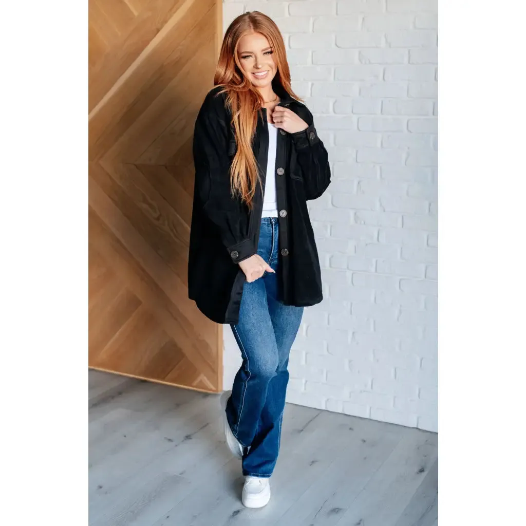 Fantastic in Fleece Jacket in Black
