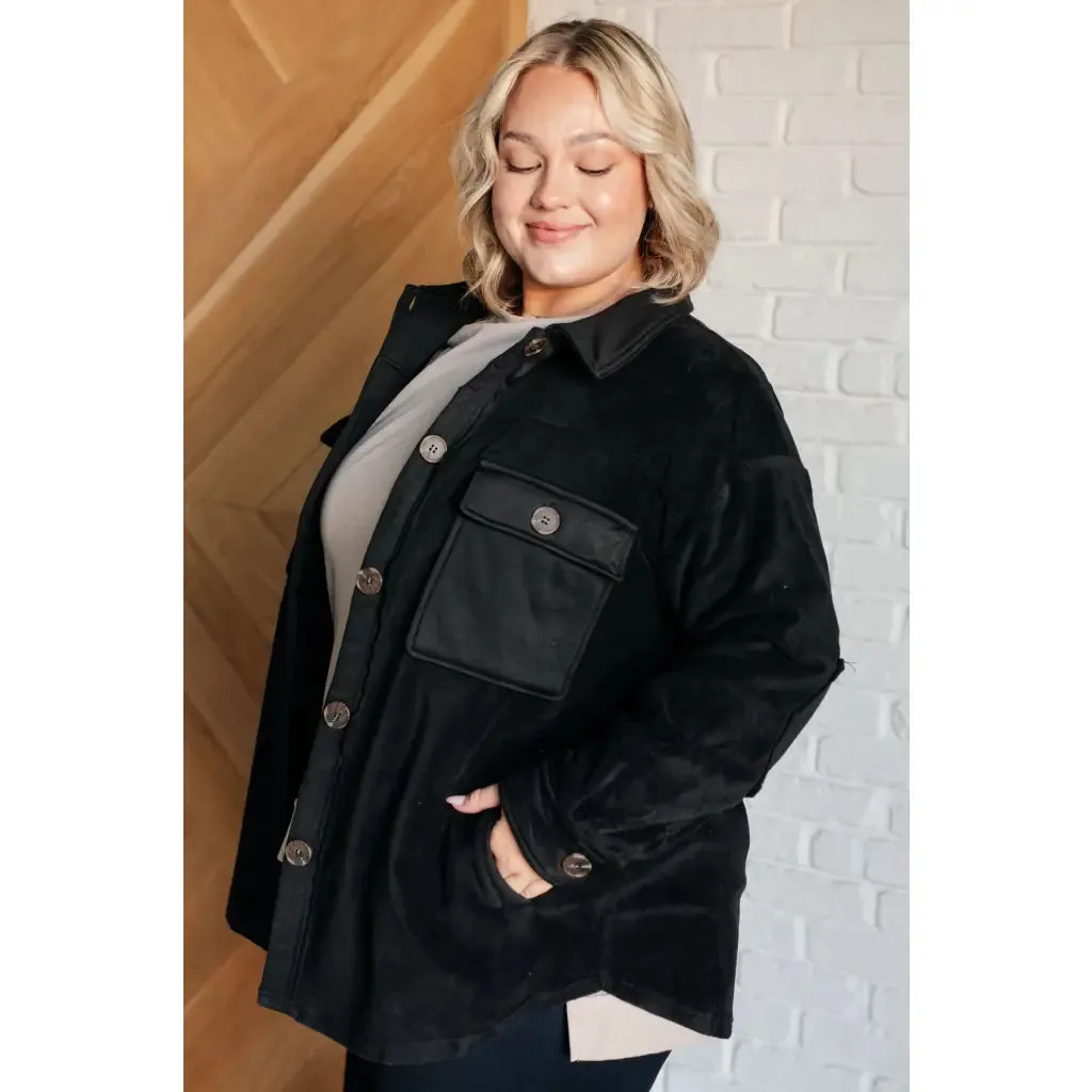 Fantastic in Fleece Jacket in Black