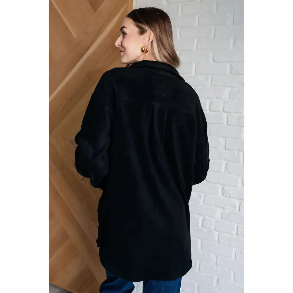 Fantastic in Fleece Jacket in Black