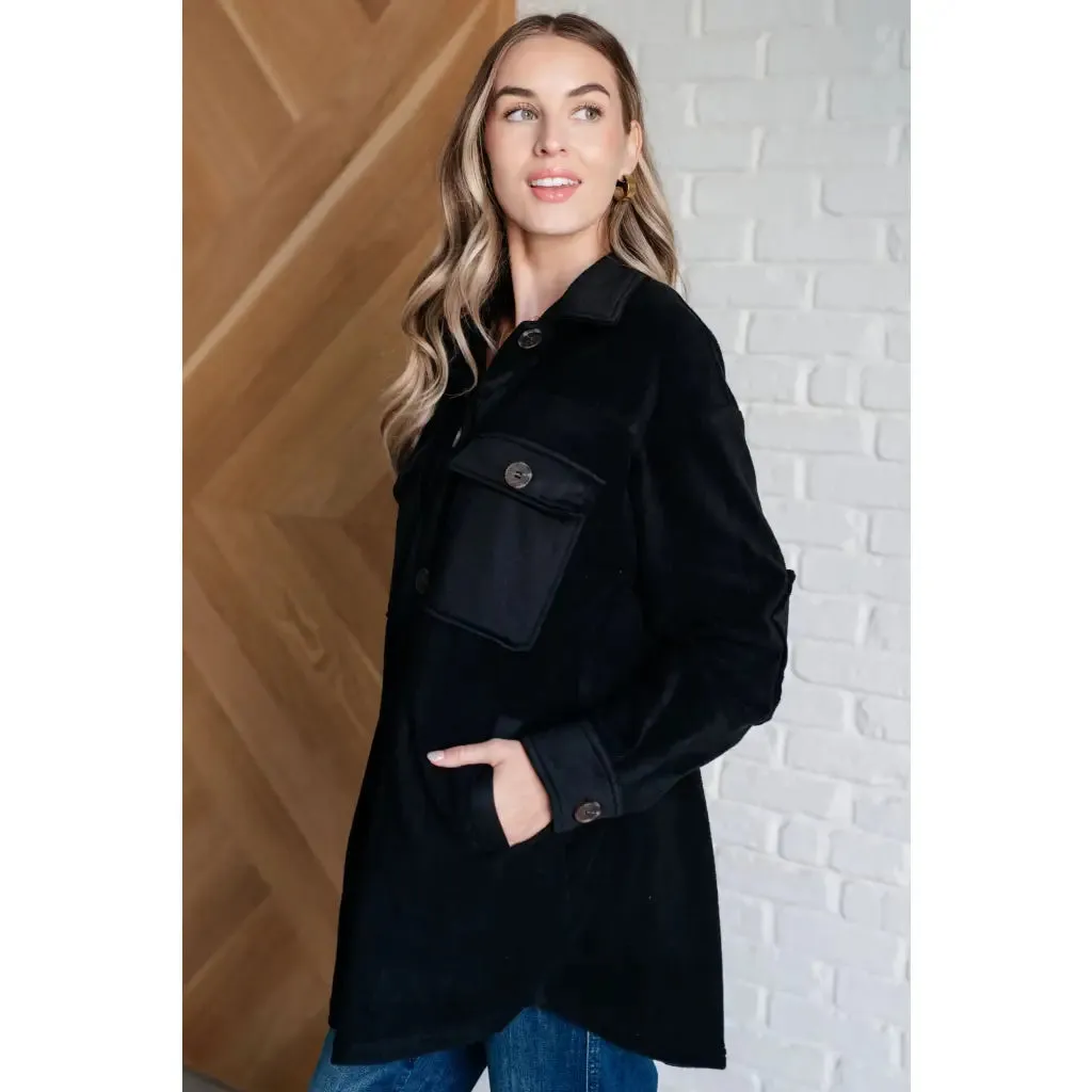Fantastic in Fleece Jacket in Black