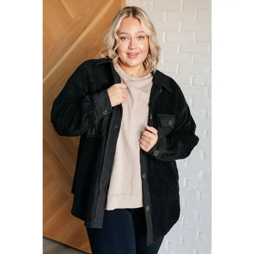 Fantastic in Fleece Jacket in Black