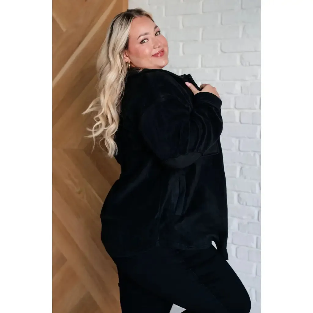 Fantastic in Fleece Jacket in Black