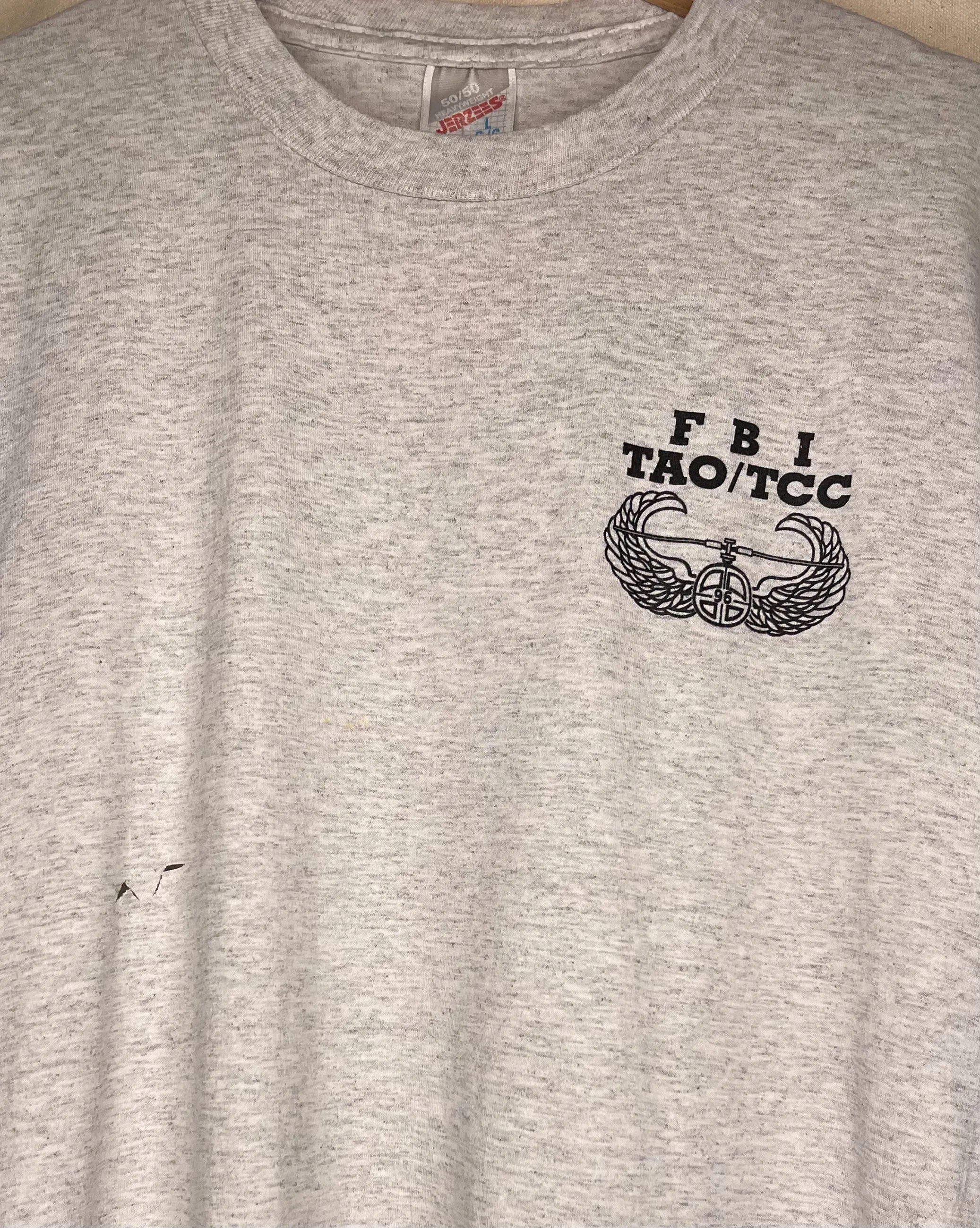 FBI TAO TCC Grey T-Shirt: L