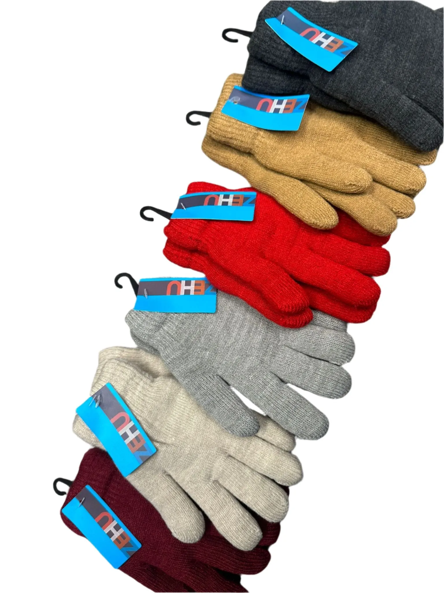gloves double layer - stone