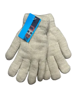 gloves double layer - stone