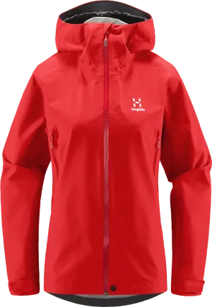 Haglöfs Women&#x27;s Roc Gore-Tex Jacket Zenith Red | Buy Haglöfs Women&#x27;s Roc Gore-Tex Jacket Zenith Red here | Outnorth