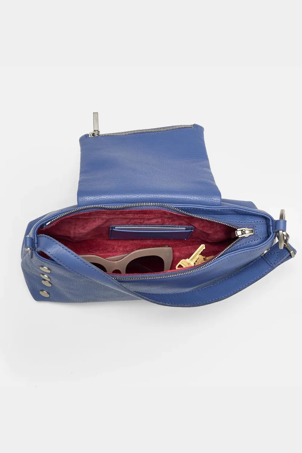 Hammitt VIP Satchel | Bungalow Blue/Brushed Silver