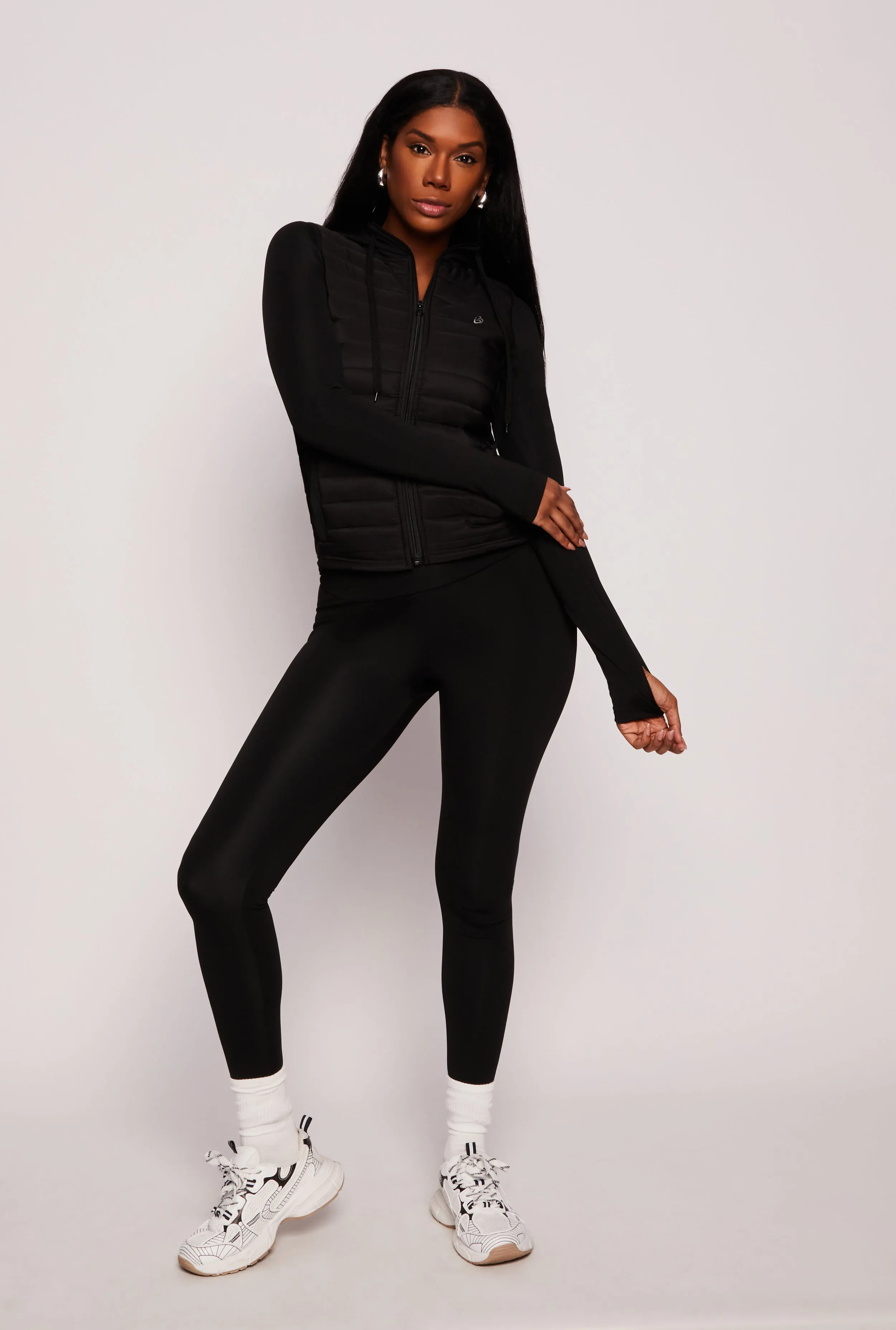 Hooded Puffer Track Jacket