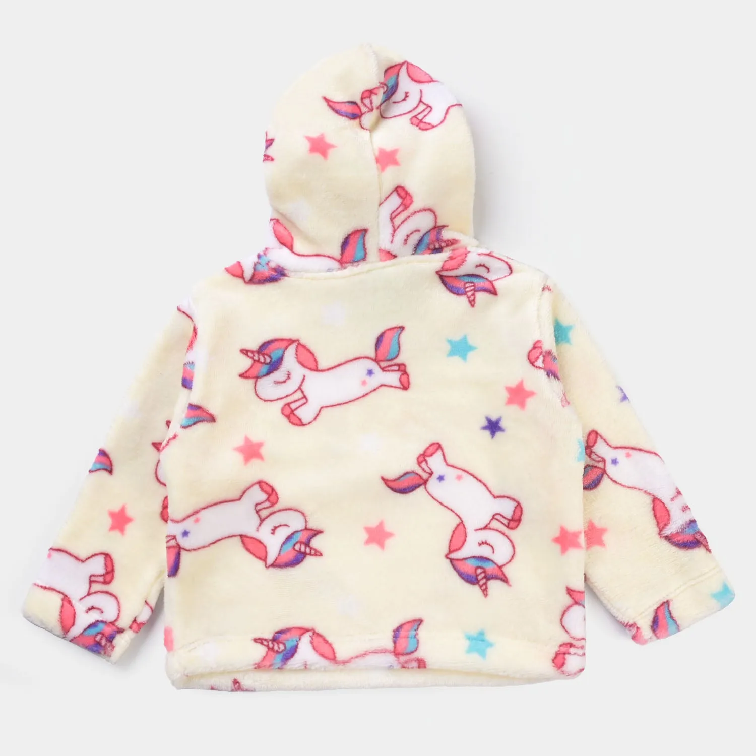 Infant Girls Sherpa 2PC Suit Character -Off White