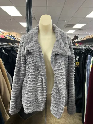 Jacket Faux Fur & Sherpa By Patagonia In Grey, Size: S