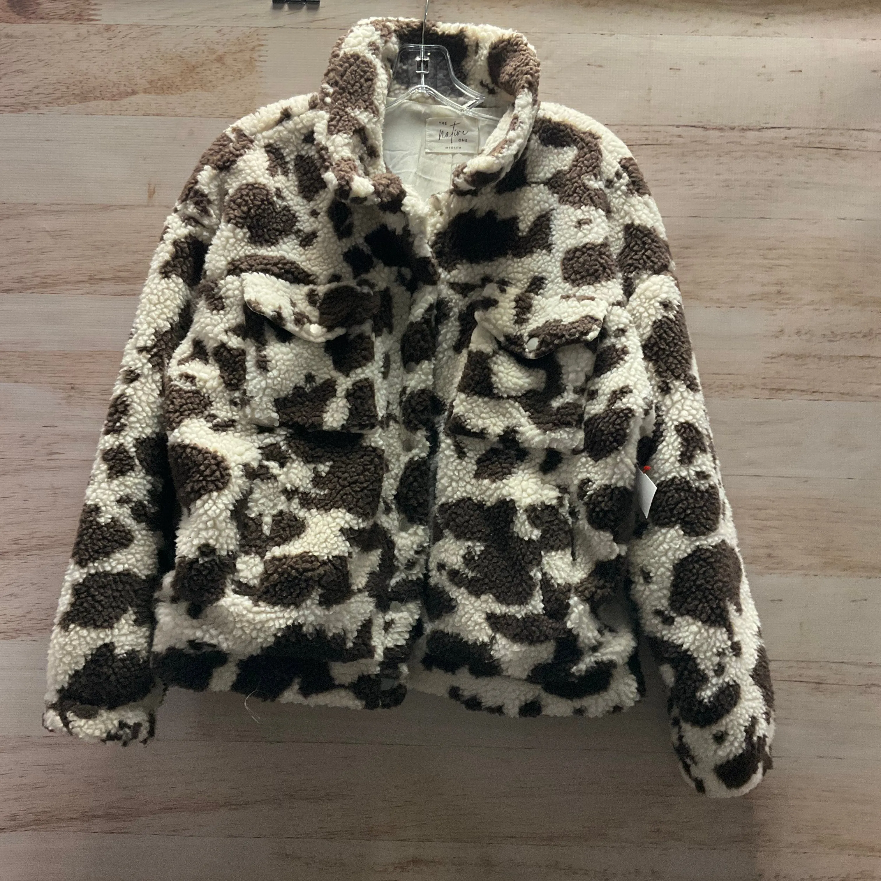 Jacket Faux Fur & Sherpa By The Native One In Animal Print, Size: M