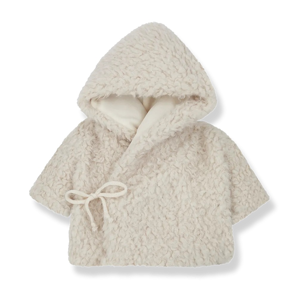 jacket sherpa - ecru