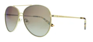Juicy Couture JU 599/S NQ 084E Beige Aviator Sunglasses
