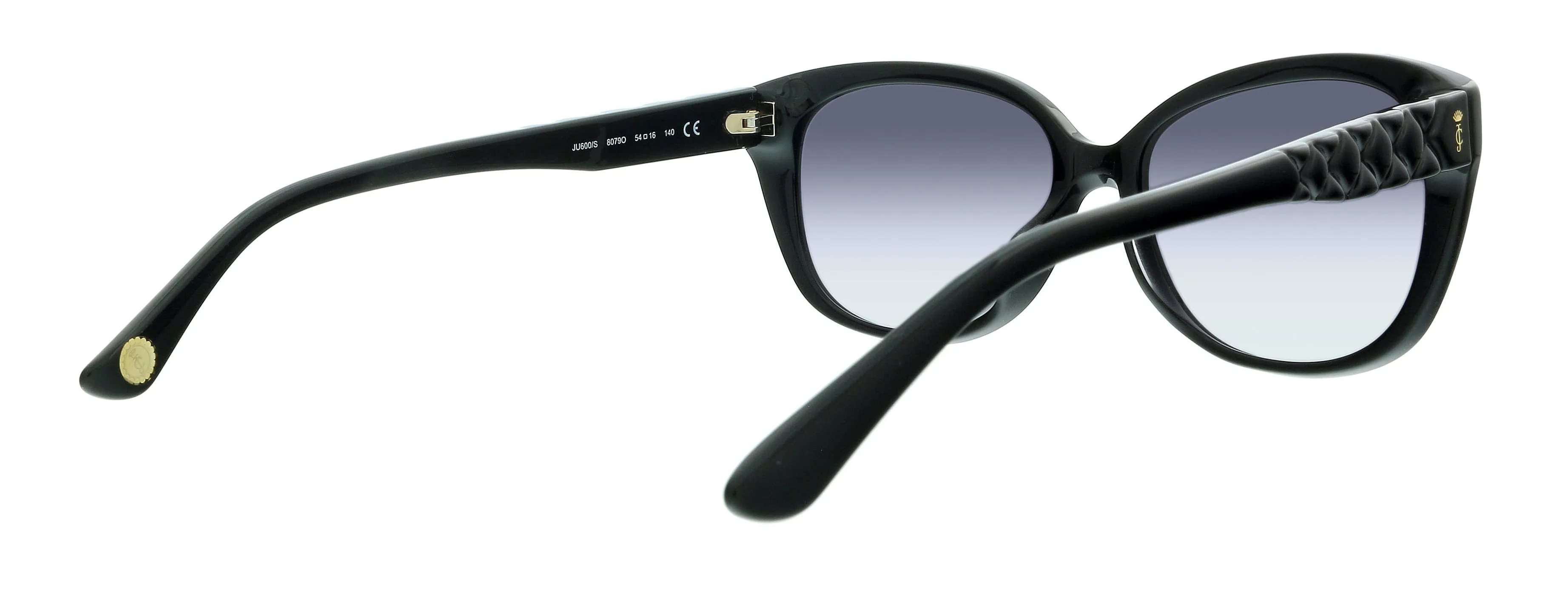 Juicy Couture JU 600/S 9O 0807 Black Cateye Sunglasses
