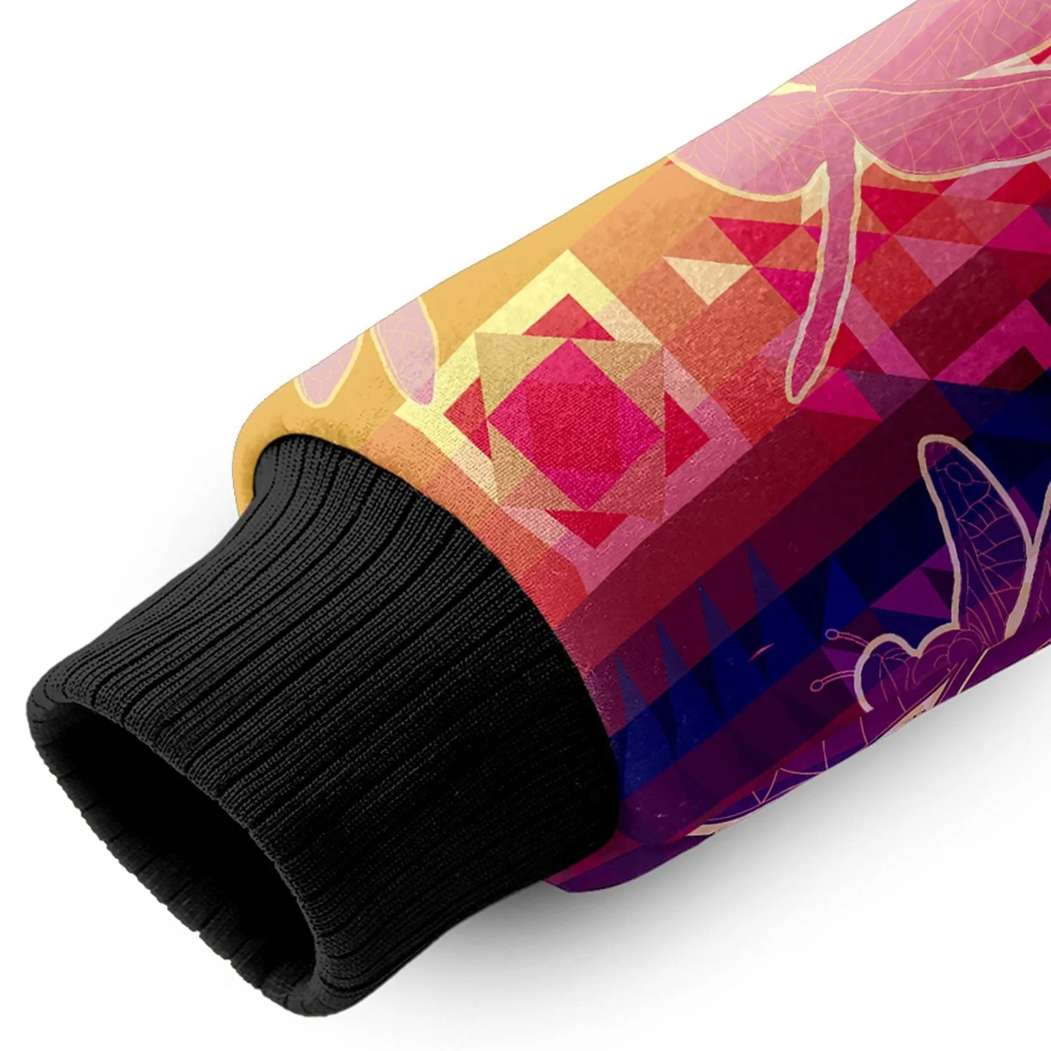 Kaleidoscope Dragonfly Sherpa Hoodie