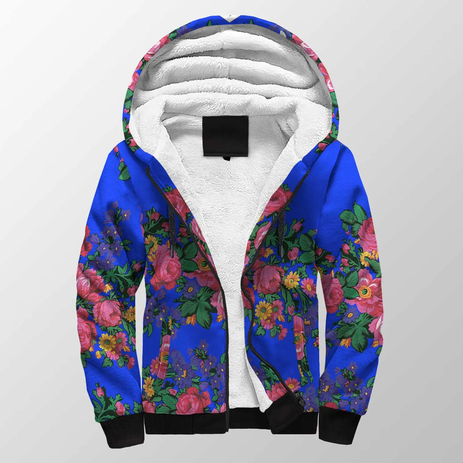 Kokum's Revenge Royal Sherpa Hoodie
