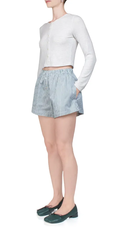 Lauren Crop Cardigan II Cloud