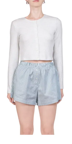Lauren Crop Cardigan II Cloud