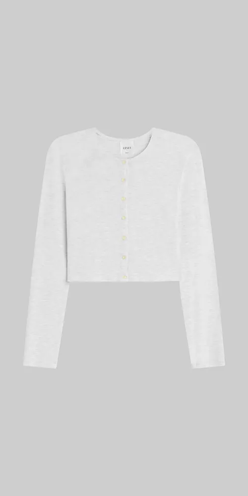 Lauren Crop Cardigan II Cloud
