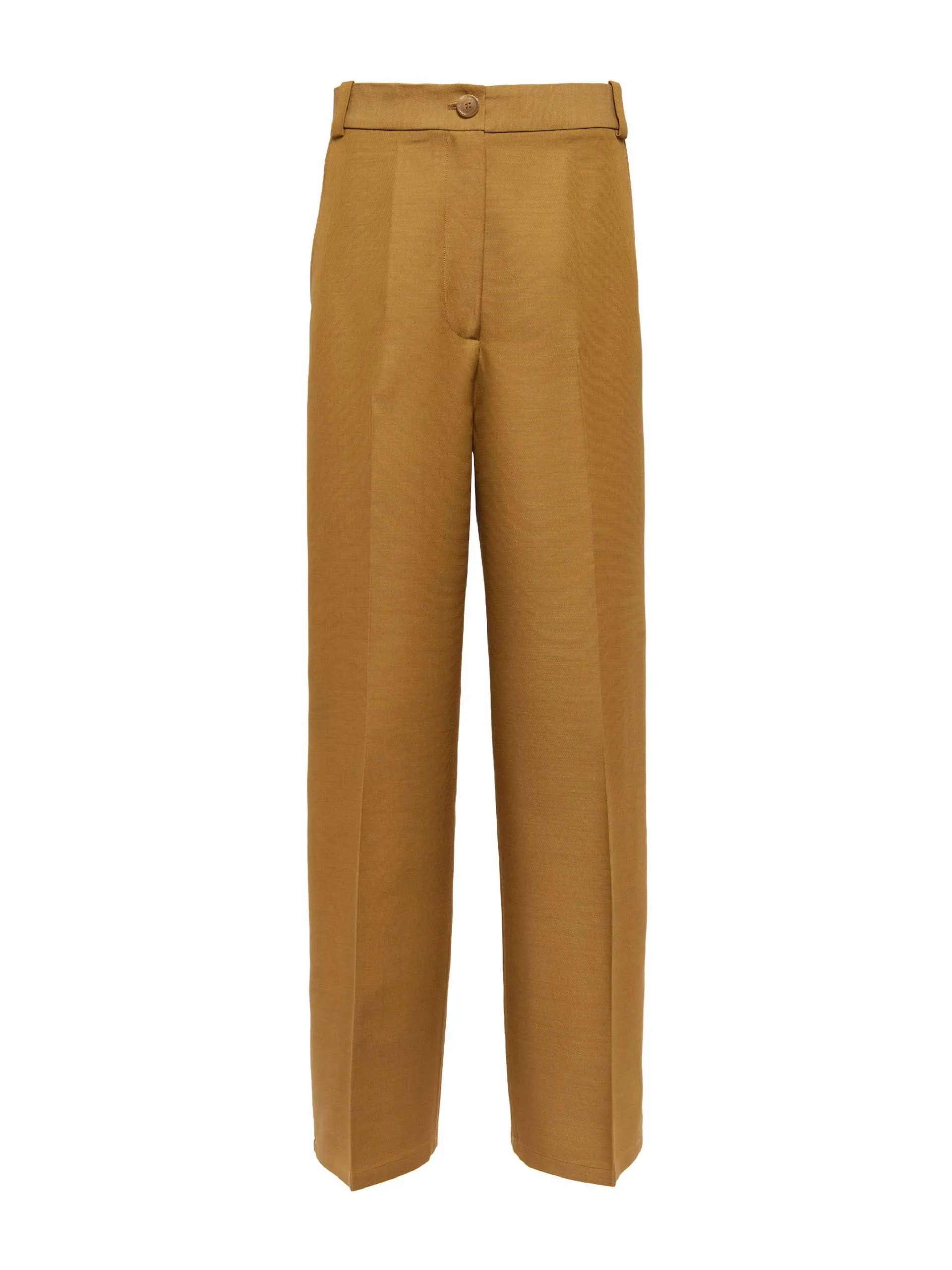 Low-rise wide-leg pants