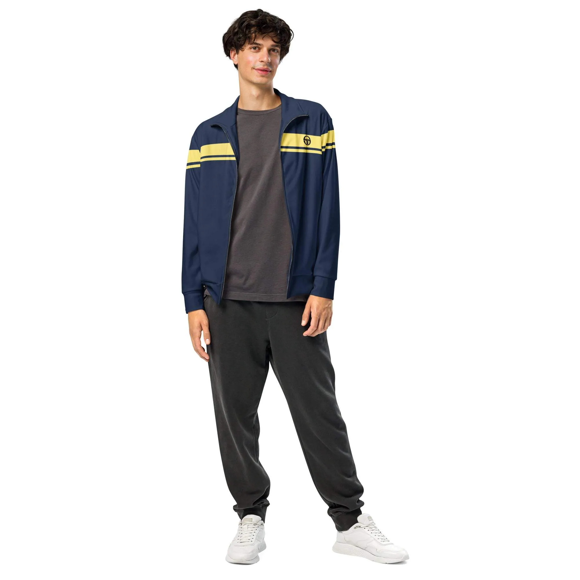 McEnroe Young Line Blue Yellow Track Jacket